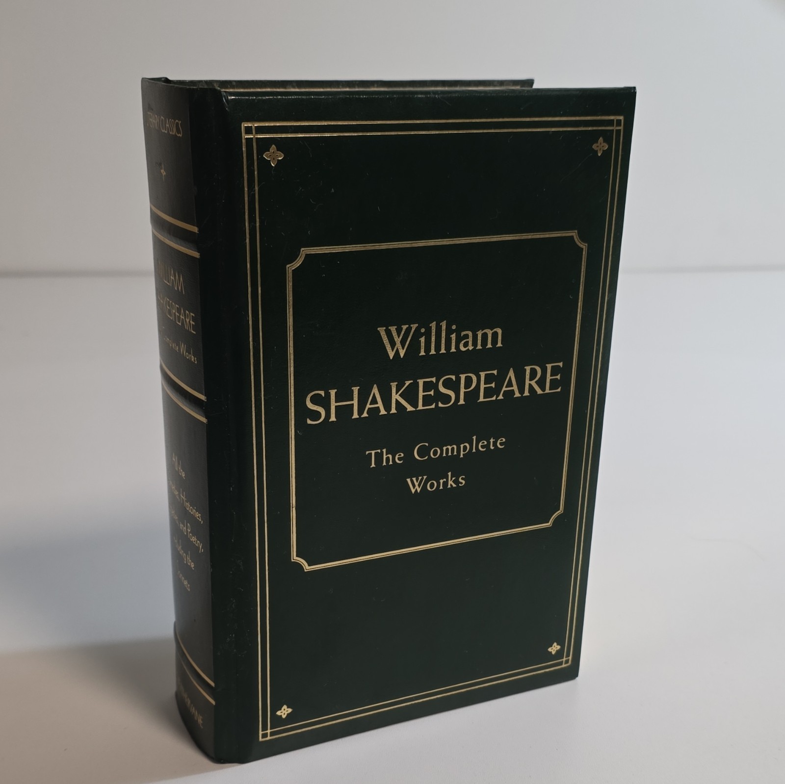 William Shakespeare The Complete Works Faux Leather Bound Hardcover 1975