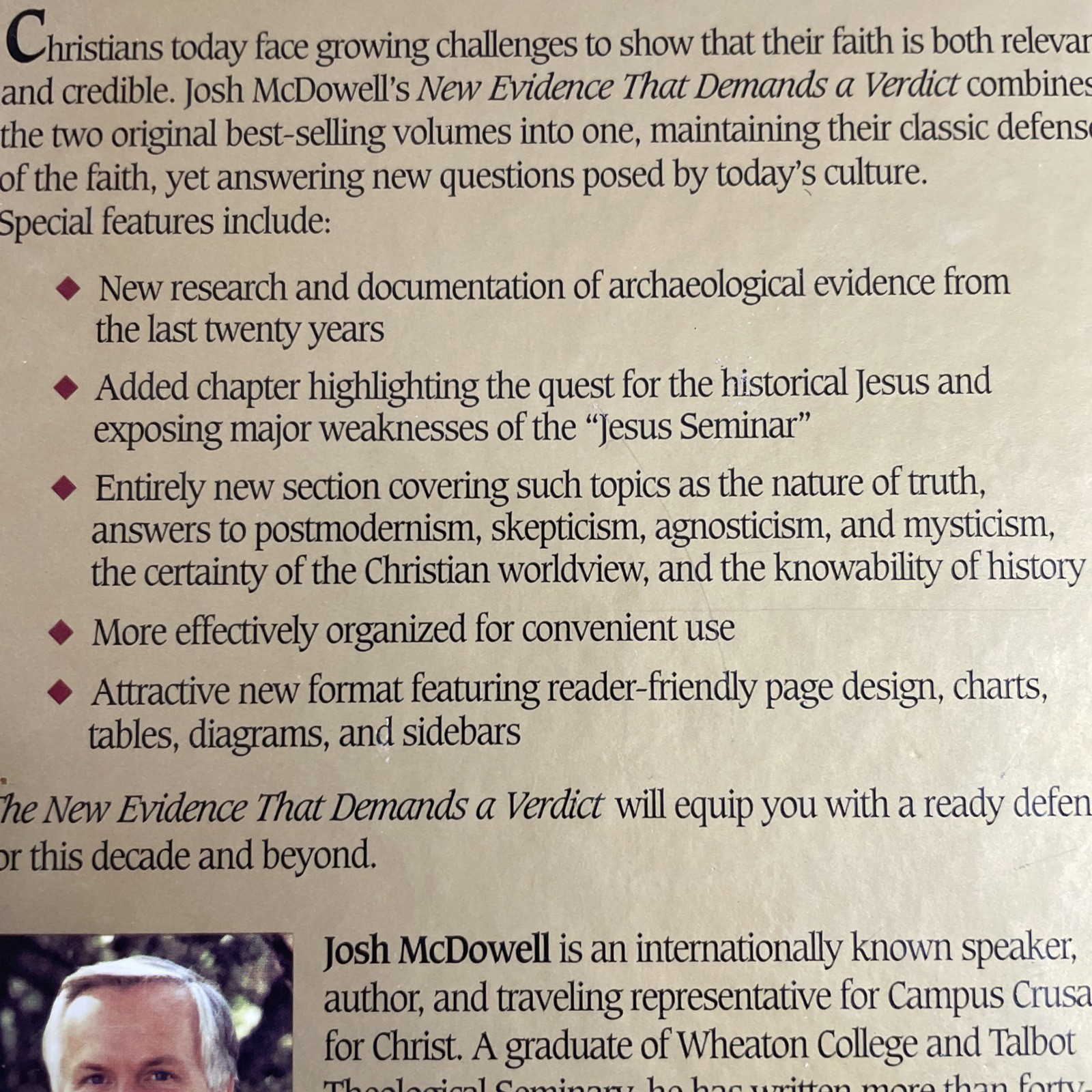 The New Evidence That Demands a Verdict: Fully Updated by Josh McDowell