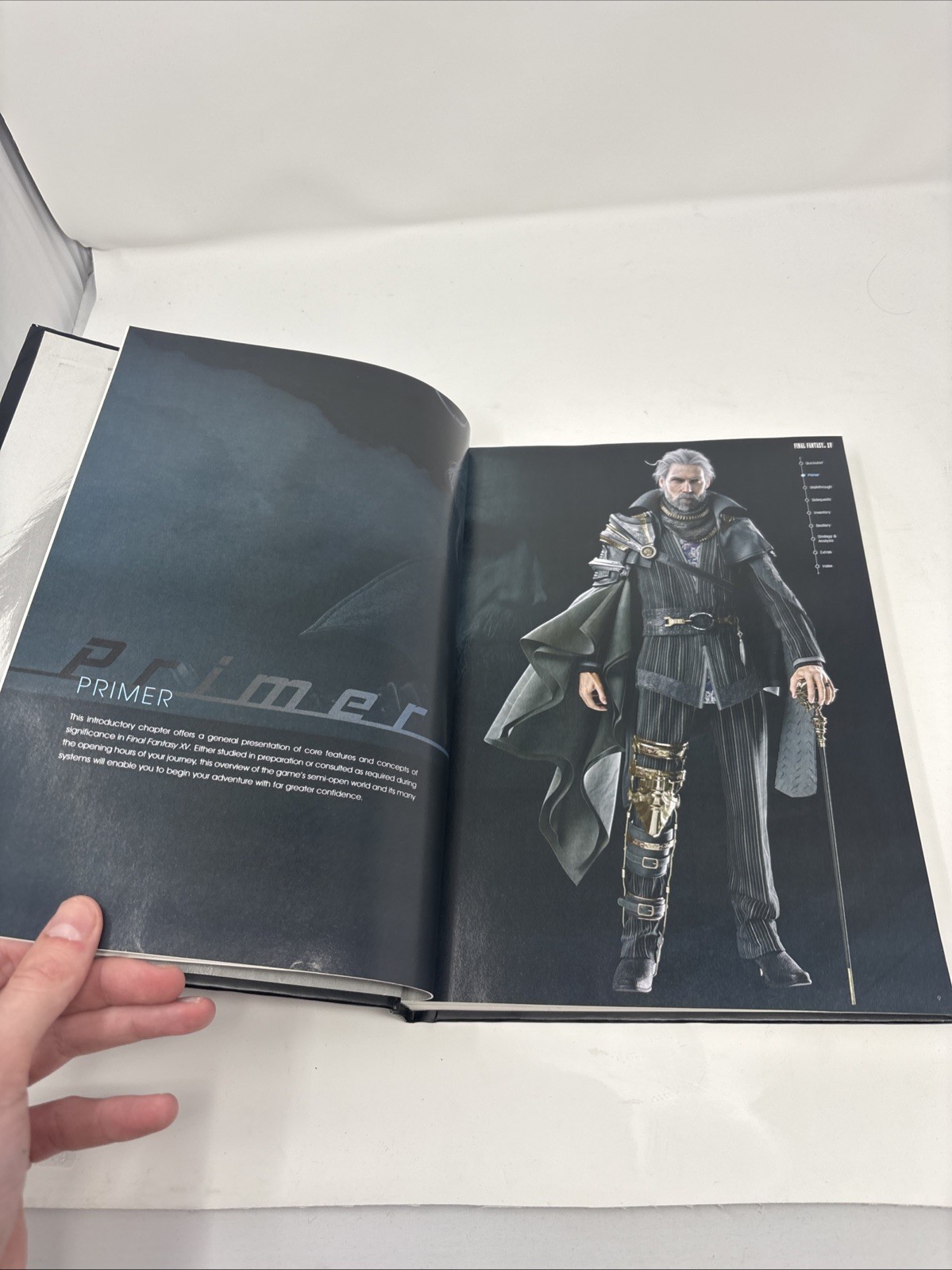 Final Fantasy XV Collector’s Edition Hardback Strategy Game Guide NO Poster