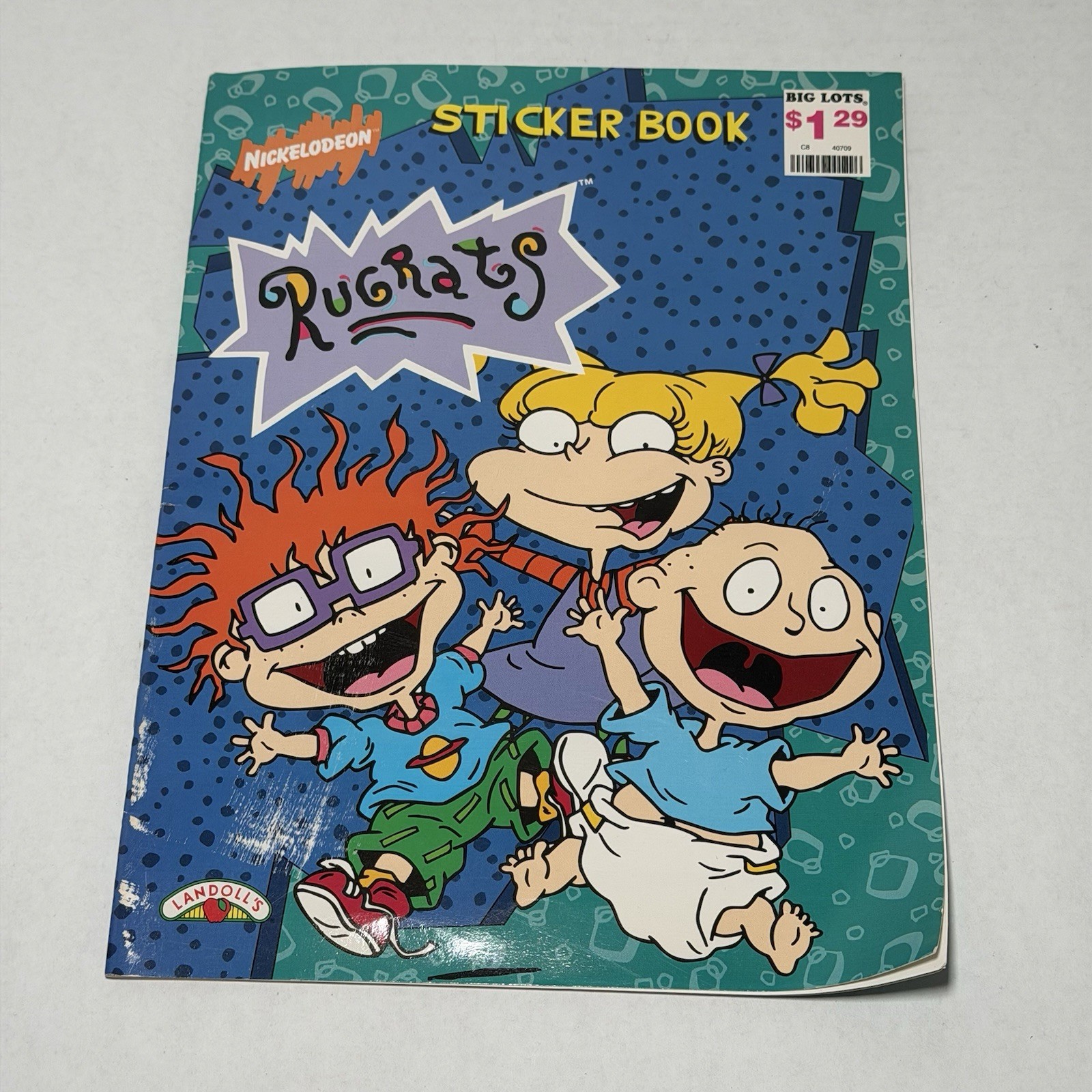 Nickelodeon RUGRATS Sticker and Coloring Book 16 PAGES/STICKERS 1997 Vintage