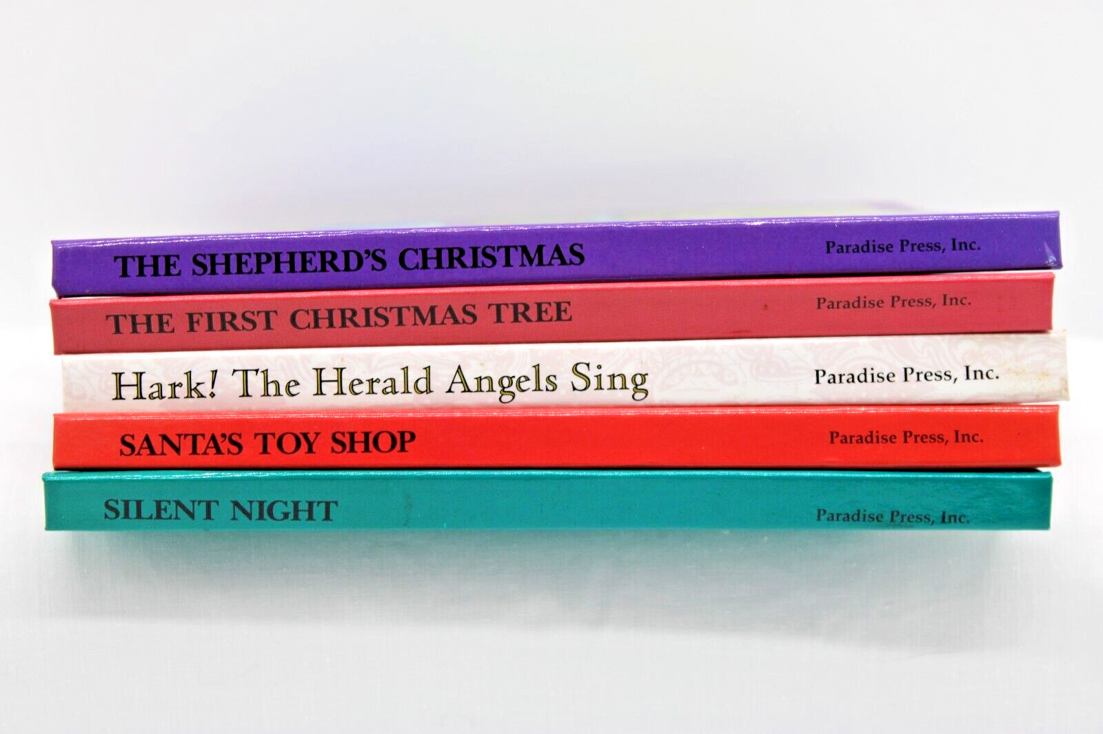 1992 Christmas Pop-up Books Lot of 5 Hard Cover Treasury Collection Vintage