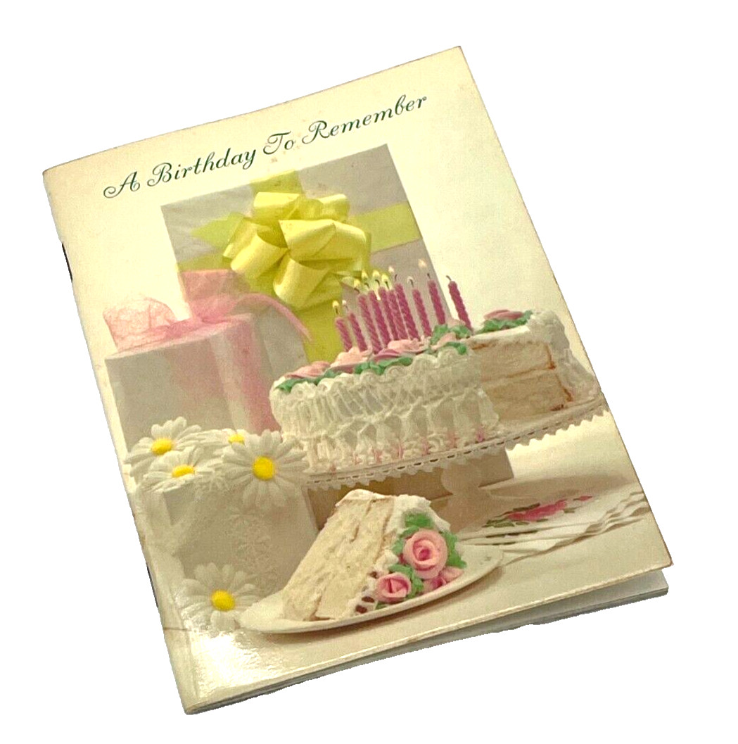 Hallmark A Birthday to Remember Booklet of Poetry Vintage c1966 Photos 32 pages