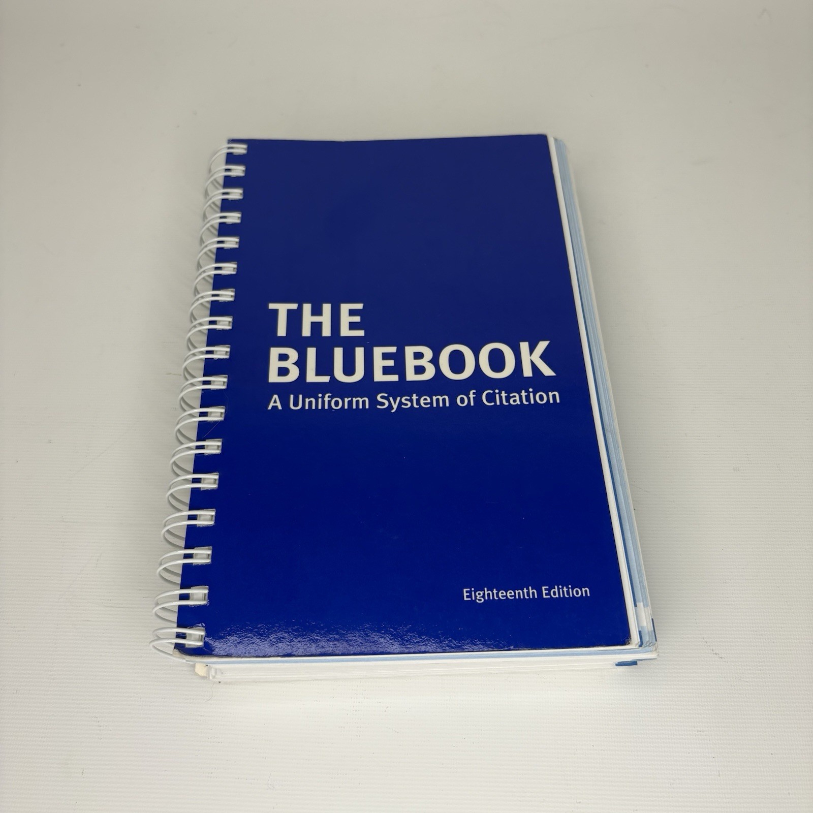 The Bluebook: A Uniform System of Citation, 18th – FREE SHIPPING