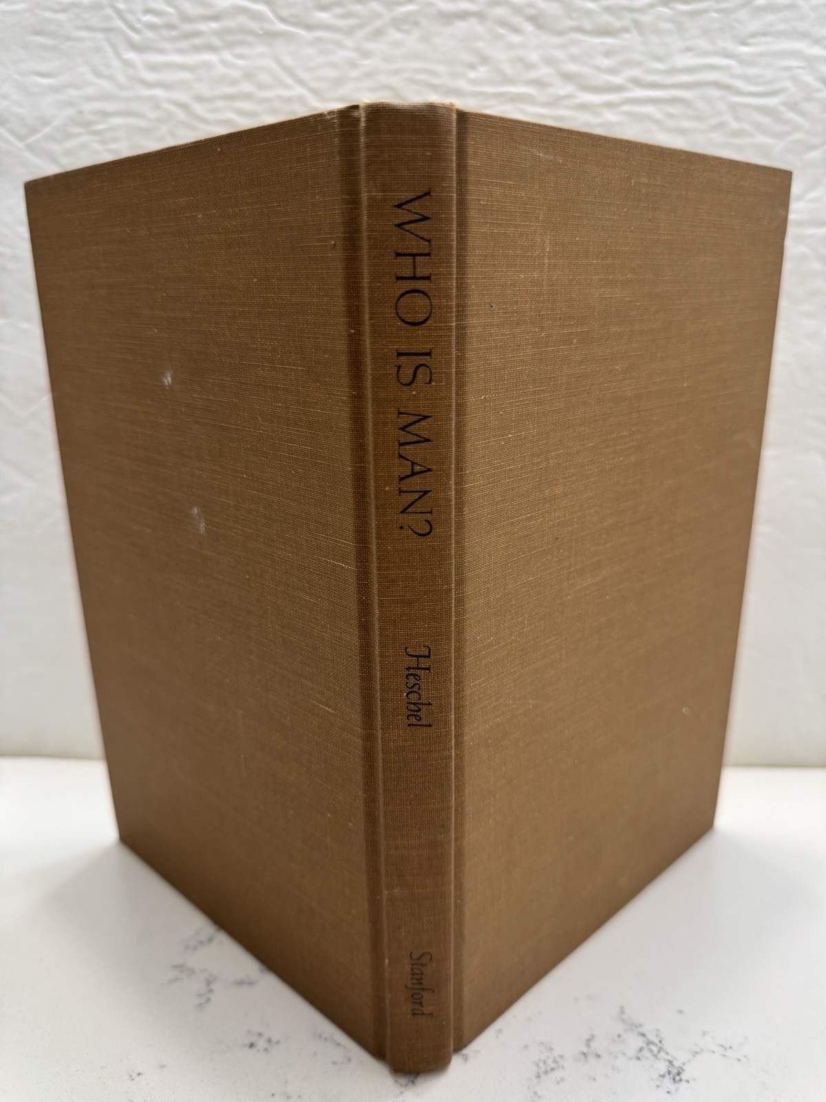 Who Is Man? by Abraham Heschel: Used