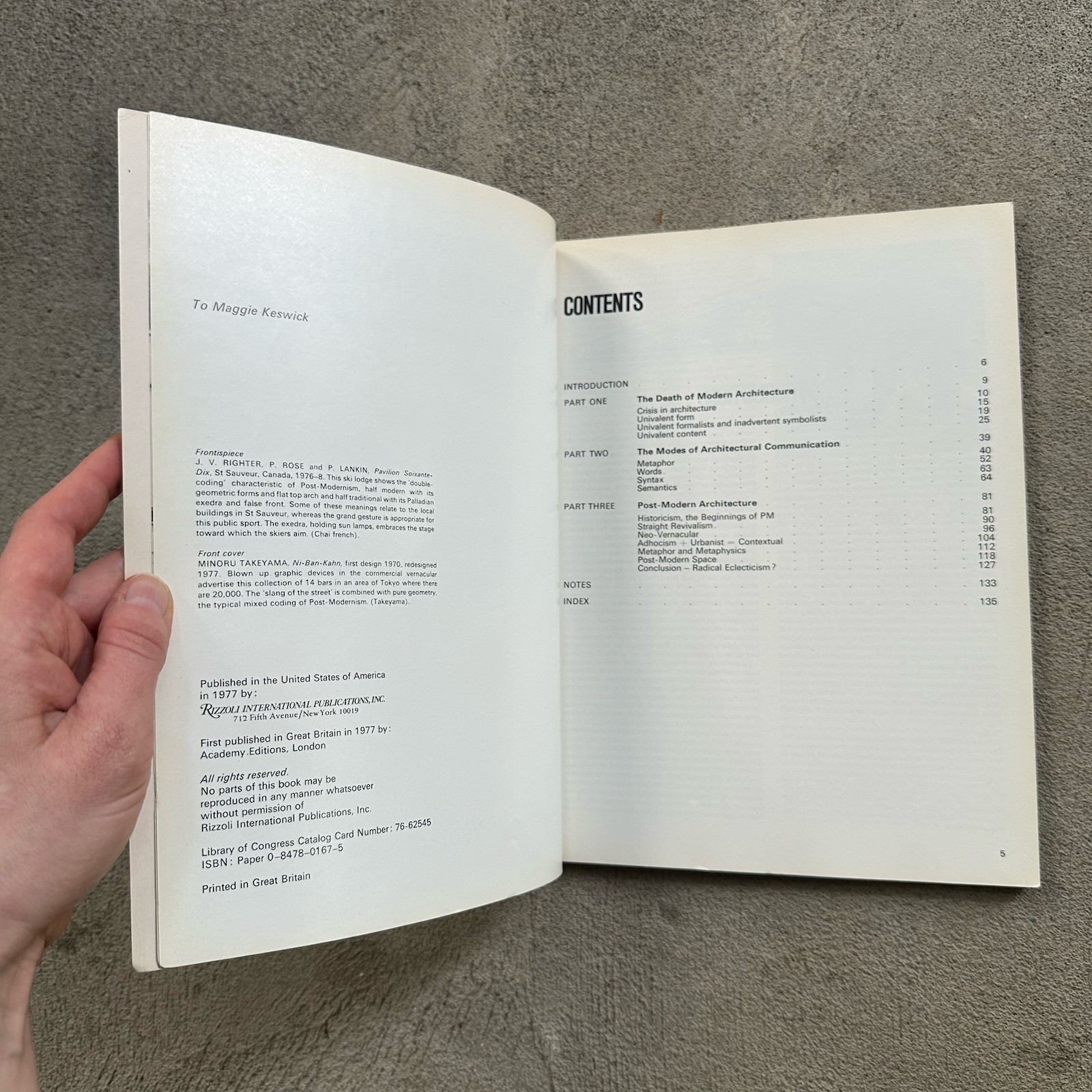 The Language of Post-Modern Architecture Charles Jencks 1977 Revised Enlarged