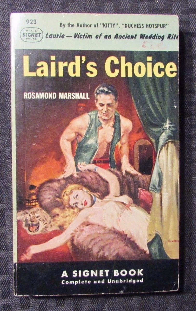 1952 LAIRD’S CHOICE by Rosamond Marshall 1st Signet 923 Paperback FN
