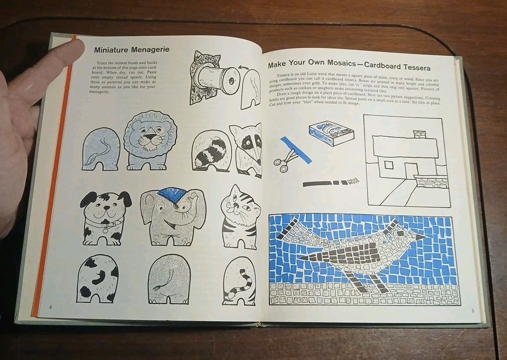 Cardboard Carpentry 1966 3rd Printing Hardcover By Janet & Alex D’Amao