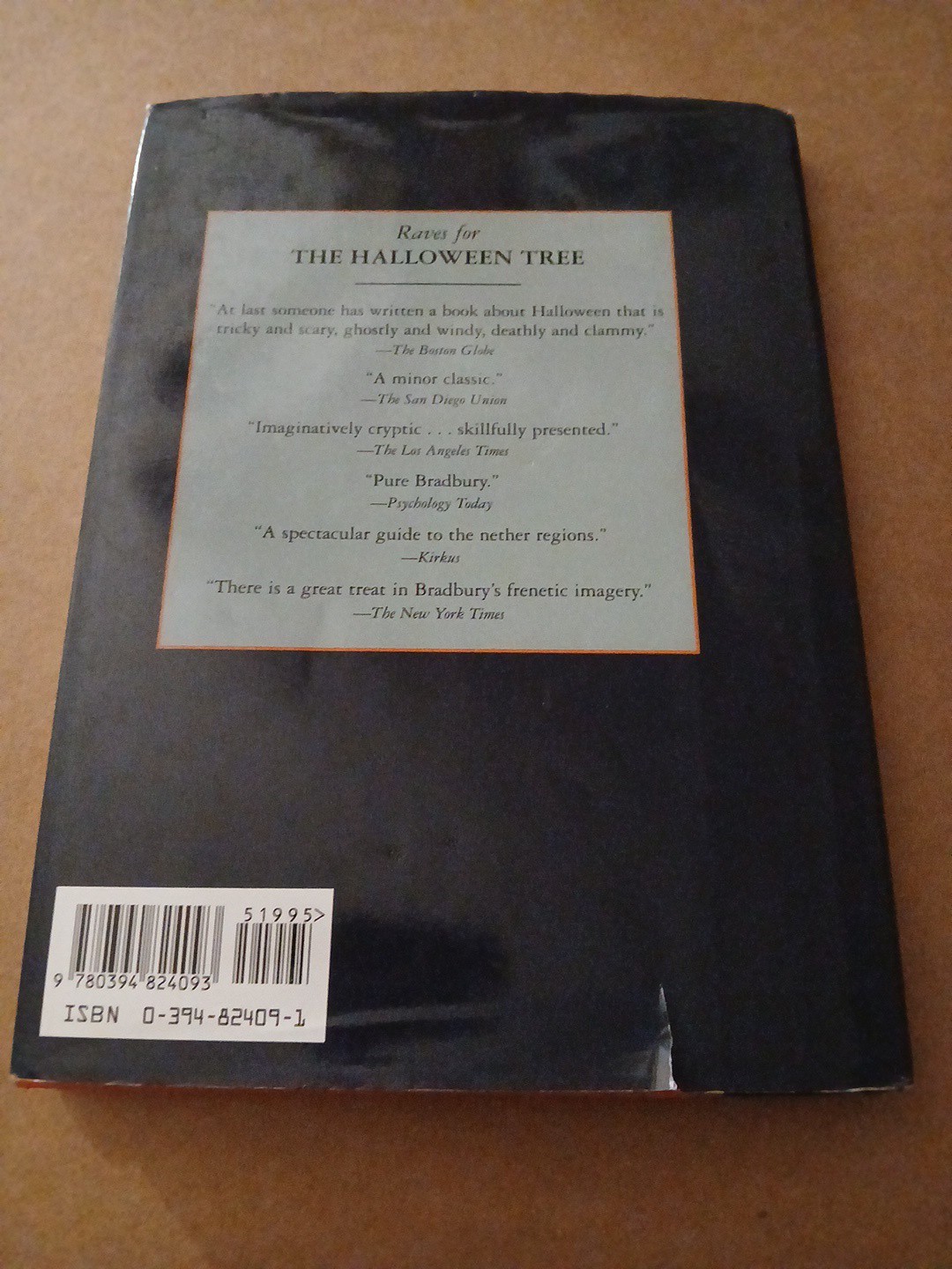 The Halloween Tree by Ray Bradbury (illustrated Hardcover)