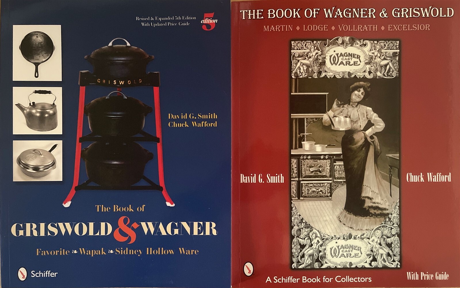 2 Volume Set-Books of Wagner & Griswold by Smith & Wafford, New! $0 US Shipping!