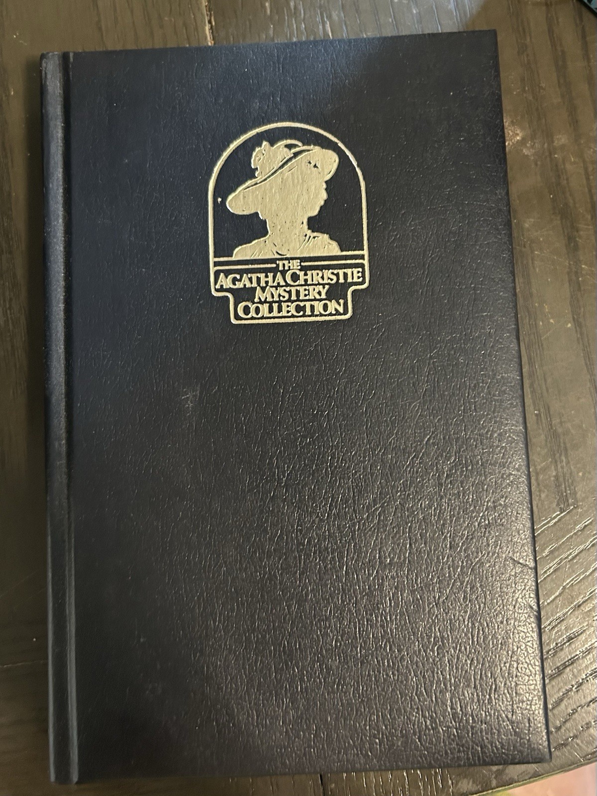 Lot of 8 The Agatha Christie Mystery Collection Bantam Hardcover Leatherette