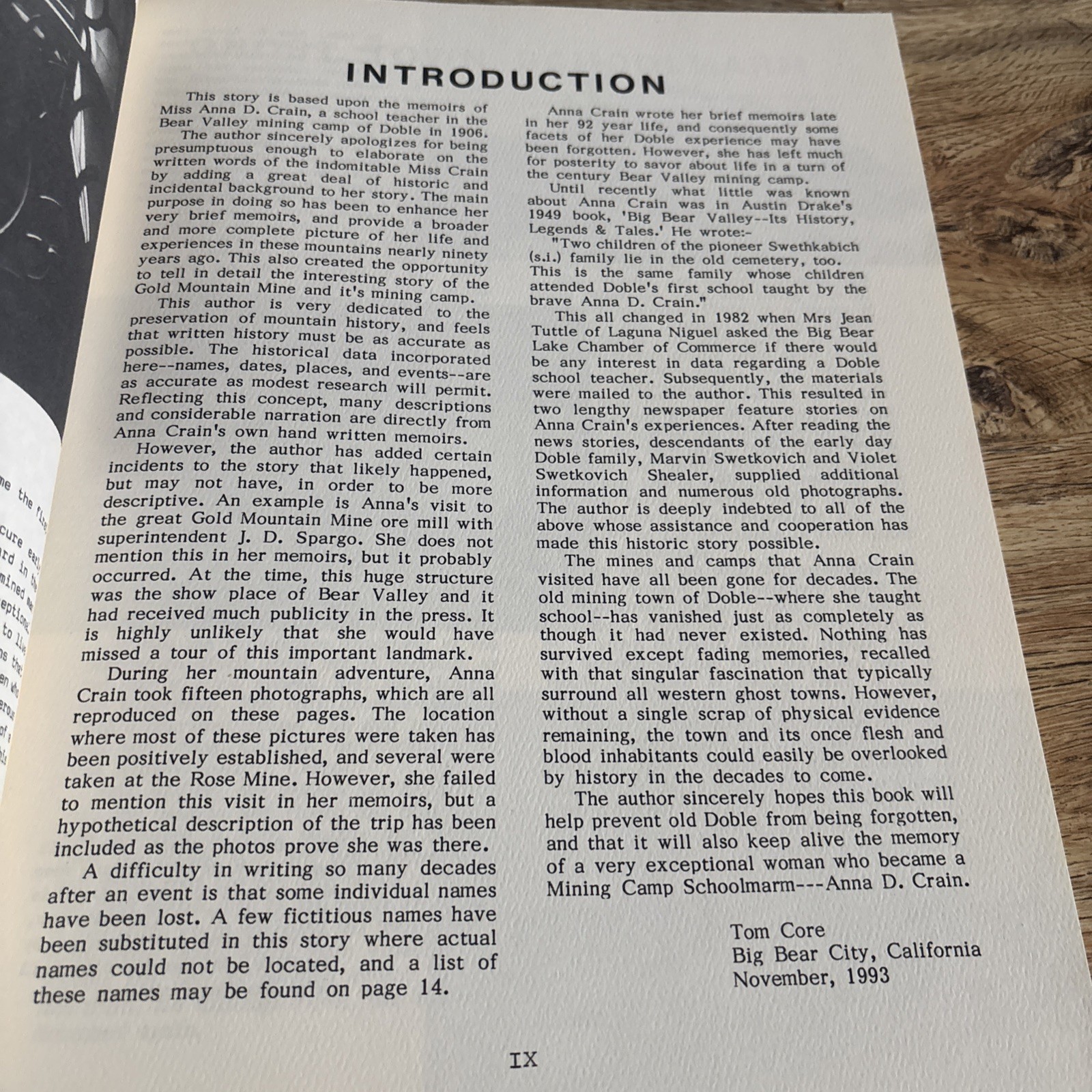 Big Bear Valley : Ghost Town Schoolmarm, Indians 2 Books. California
