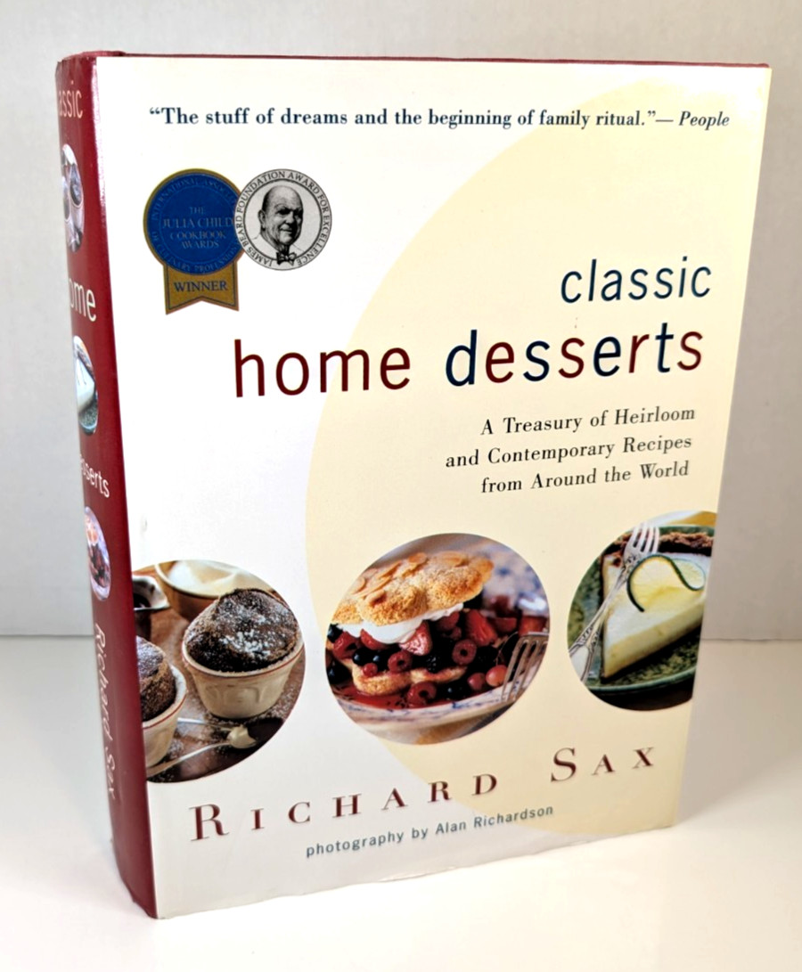 Classic Home Dessert Cookbook by Richard Sax HC DJ Recipes from Around the World