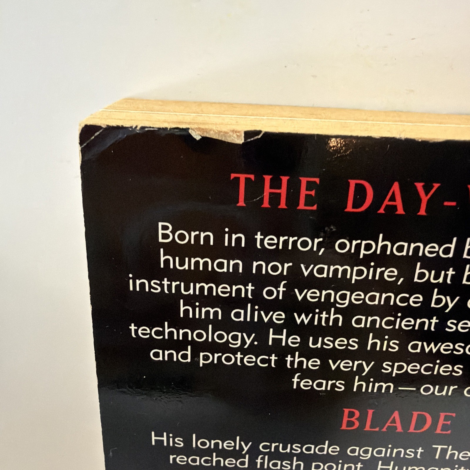 Blade by New Line Productions and Mel Odom (1998, Mass Market)