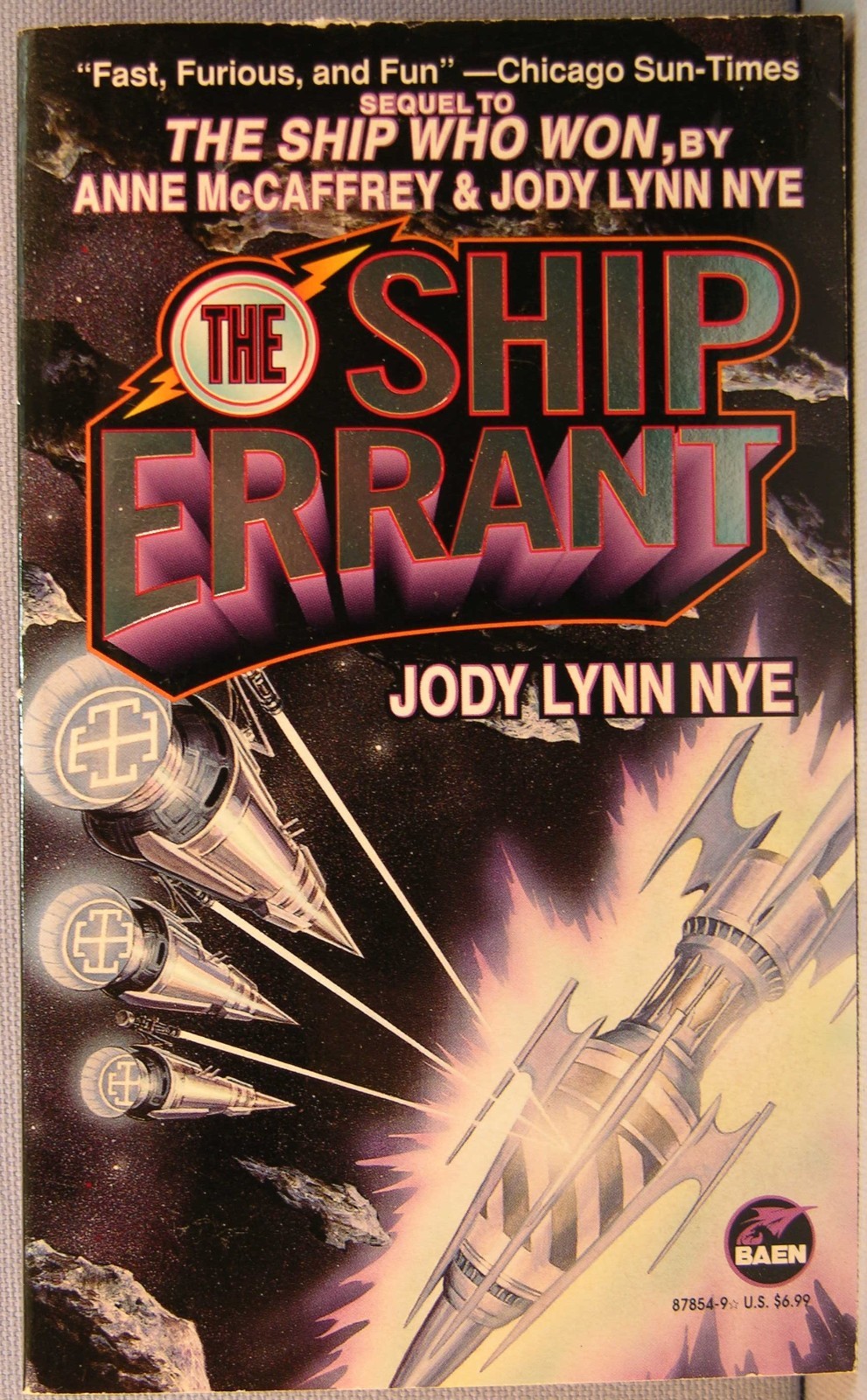 Nye, Jody Lynn – The Ship Errant [Ship Who Sang #6] PB 1st Printing 1997 VG