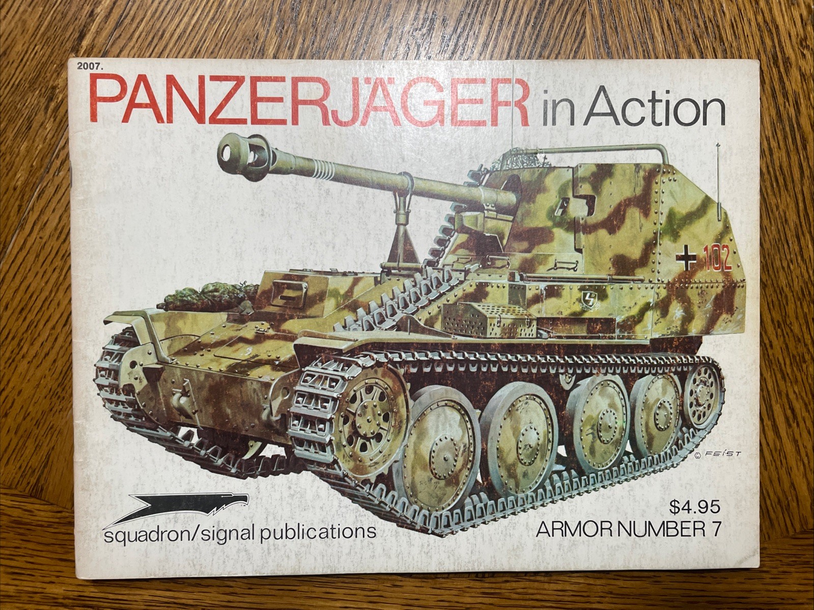 Panzerjager In Action – Squadron/Signal Armor #2007 – SB 48 pages, 1973 Poor