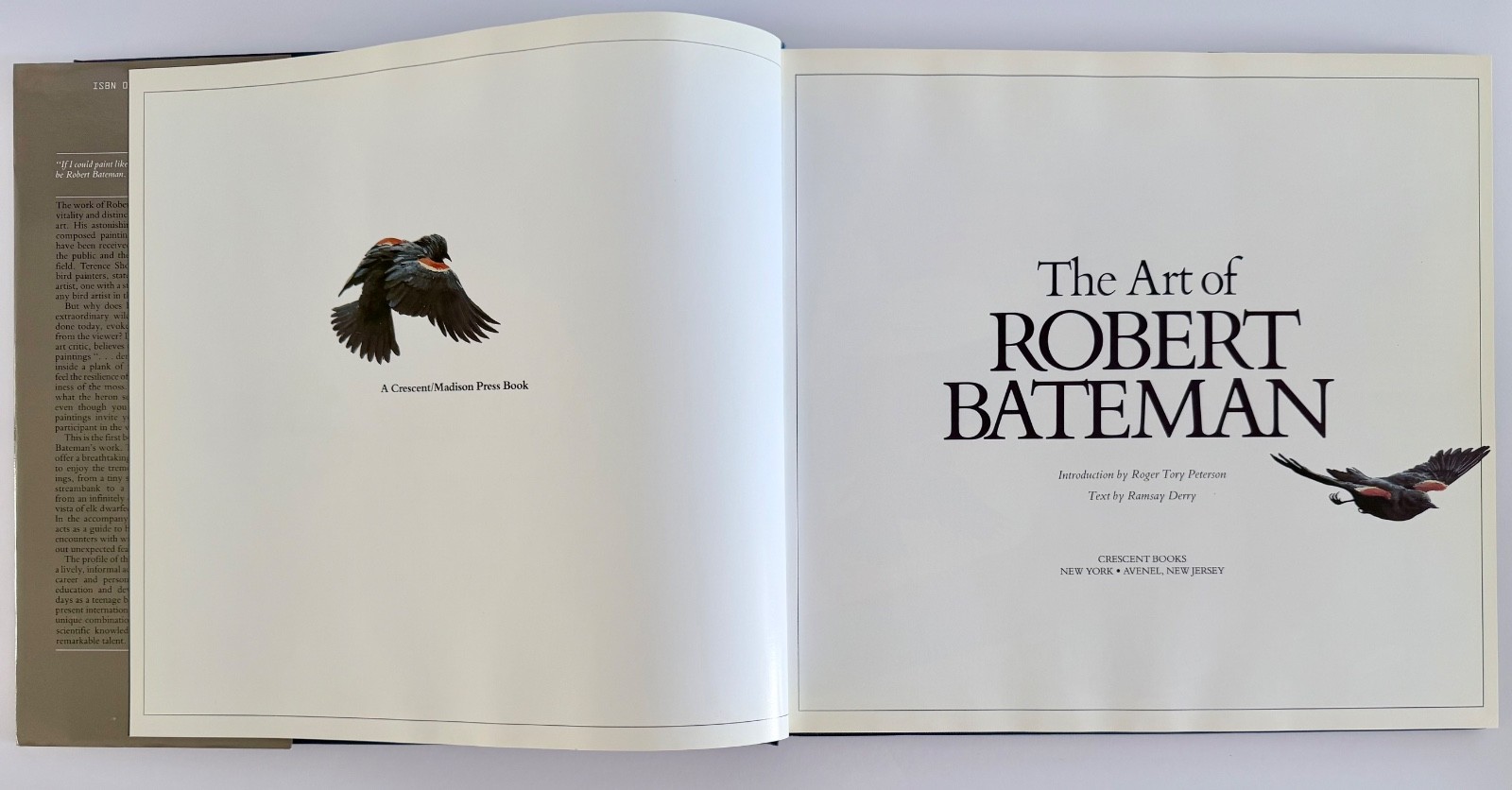 BOOK + artist-signed calendar, The Art of Robert Bateman, hardcover, 180 pages