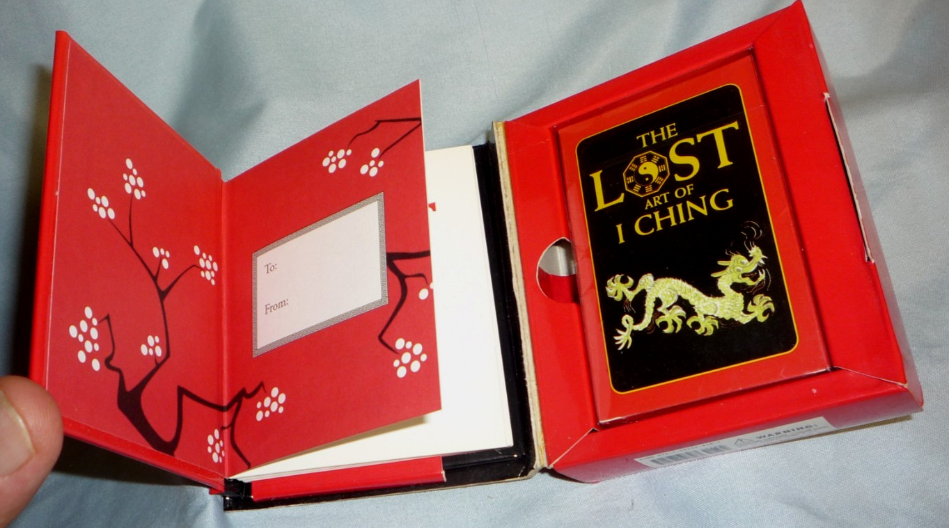 The Lost Art Of I Ching Book & Card Set Peter Pauper Petite Plus Kit Series NM!