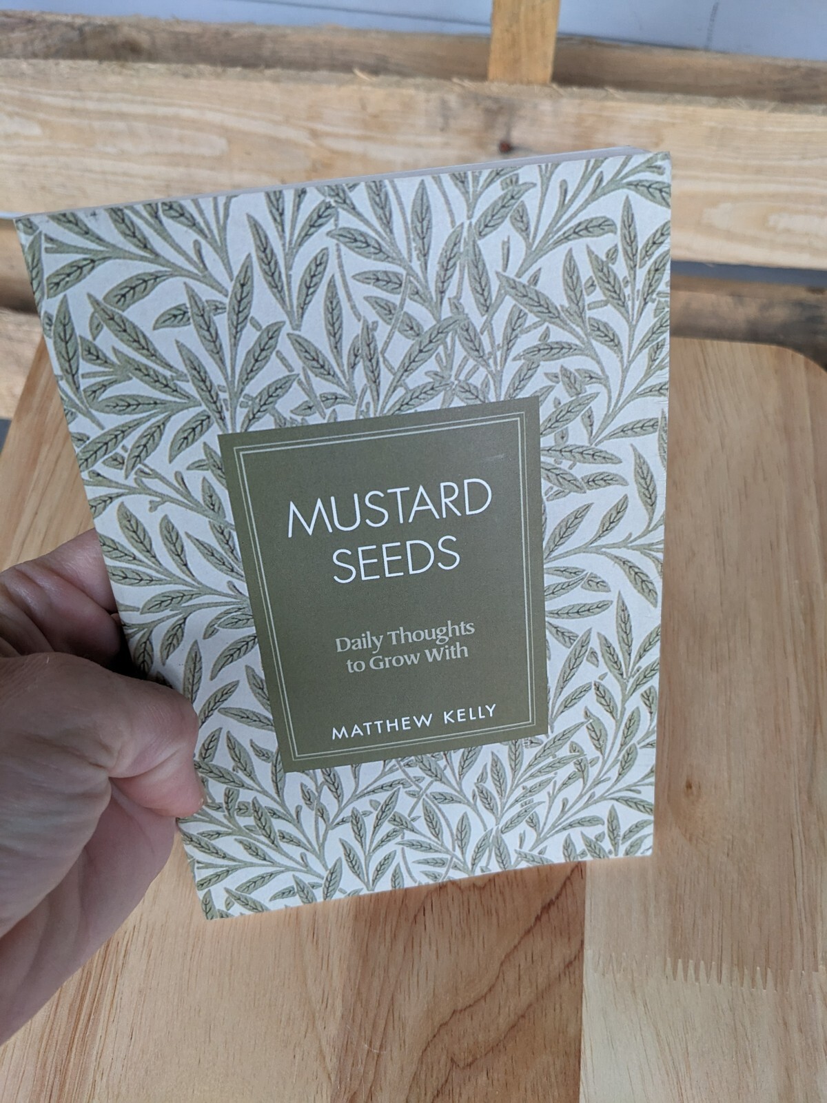 Mustard Seeds: Daily Thoughts to Grow With by Matthew Kelly, 127 pages