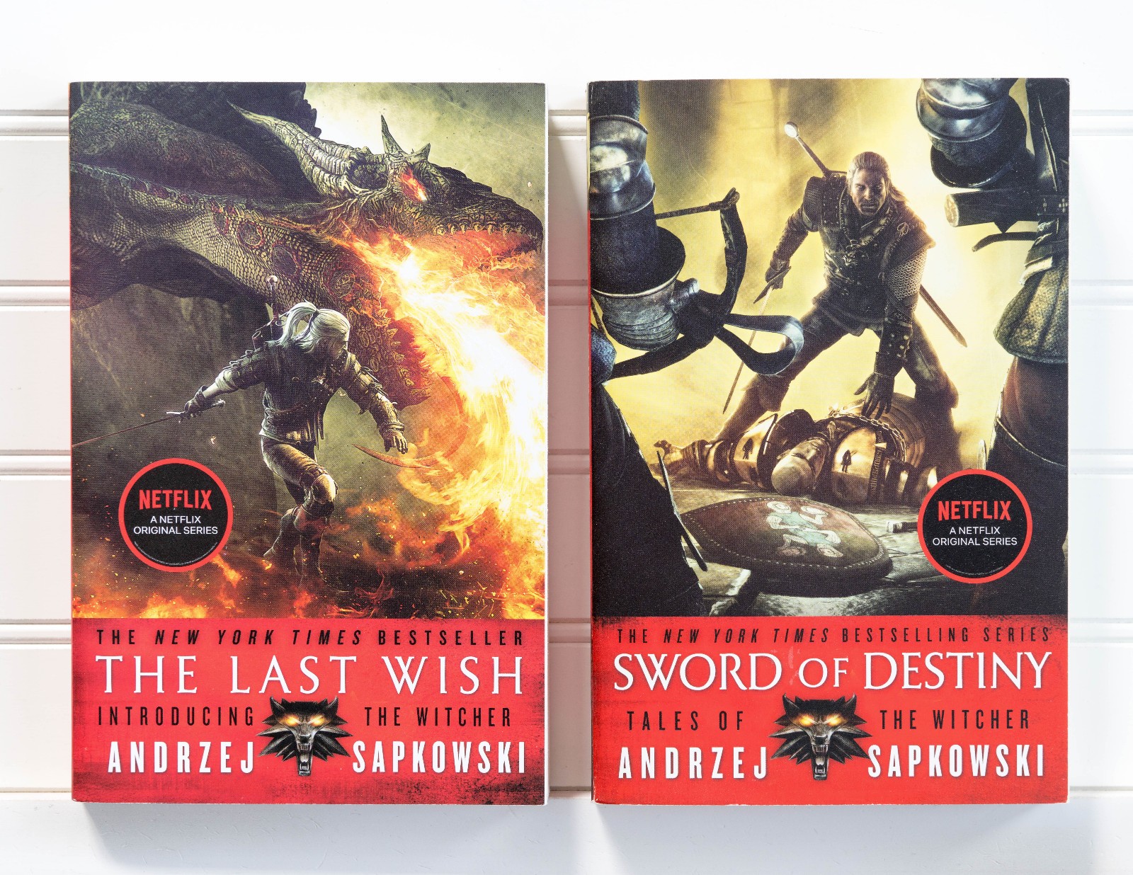 Andrzej Sapkowski THE WITCHER Series Lot of 5 (#1-5) Set Trade Paperback Books