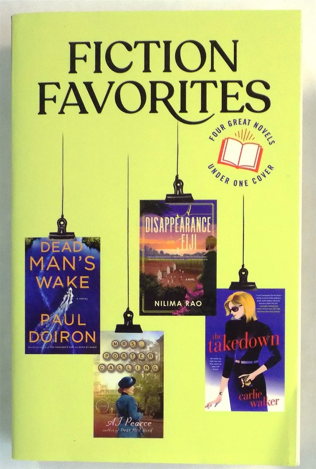 Reader’s Digest FICTION FAVORITES! Paperback V 398 2024 Takedown Dead Man’s Wake