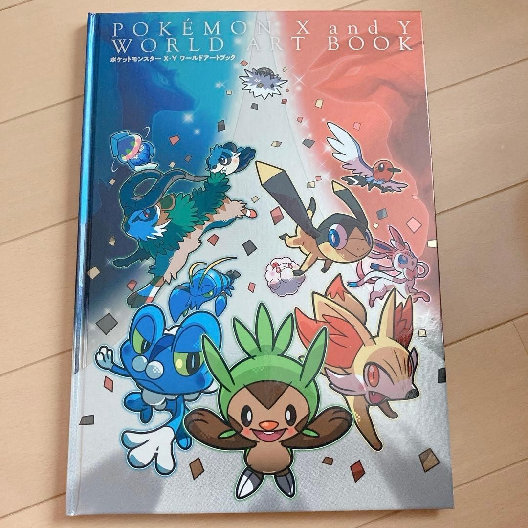 USED Pokemon LPOKEMON XandY WORLD ART BOOK novelty ART BOOK Illustration