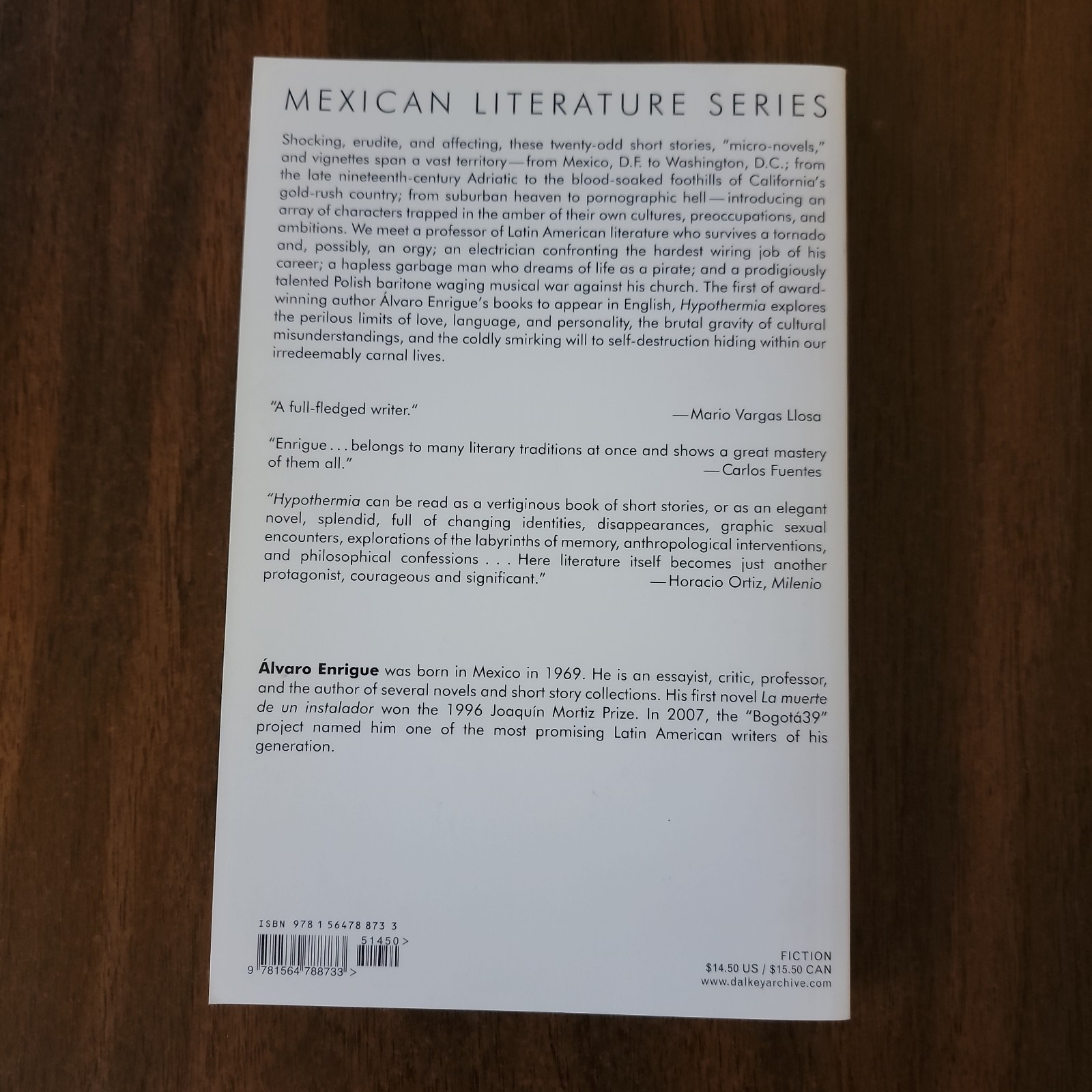 Hypothermia by Alvaro Enrigue (English) – Translate4d by Brendan Riley