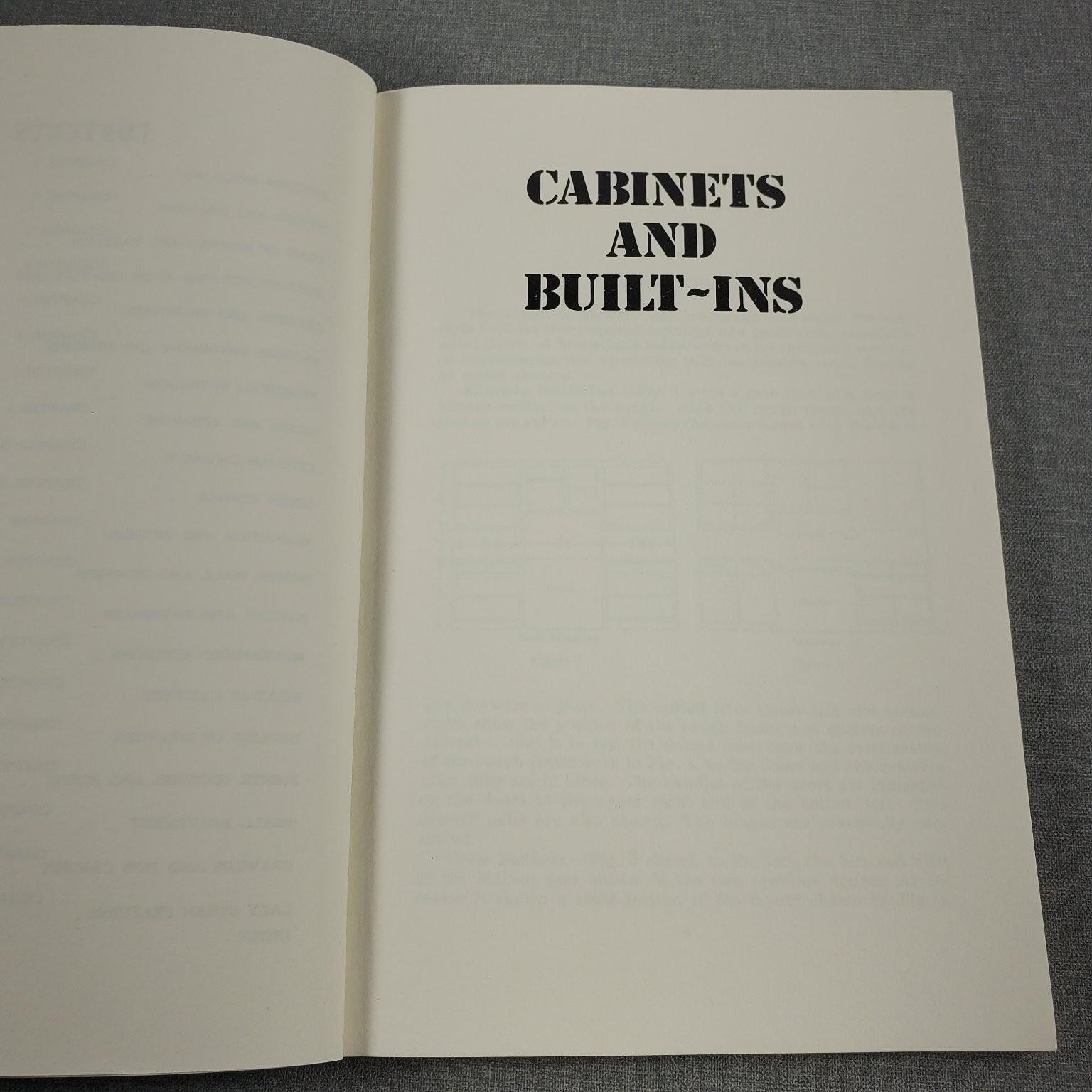 Cabinets and Built-Ins H.H. Siegle 1975 Drake Publishers Craftsman