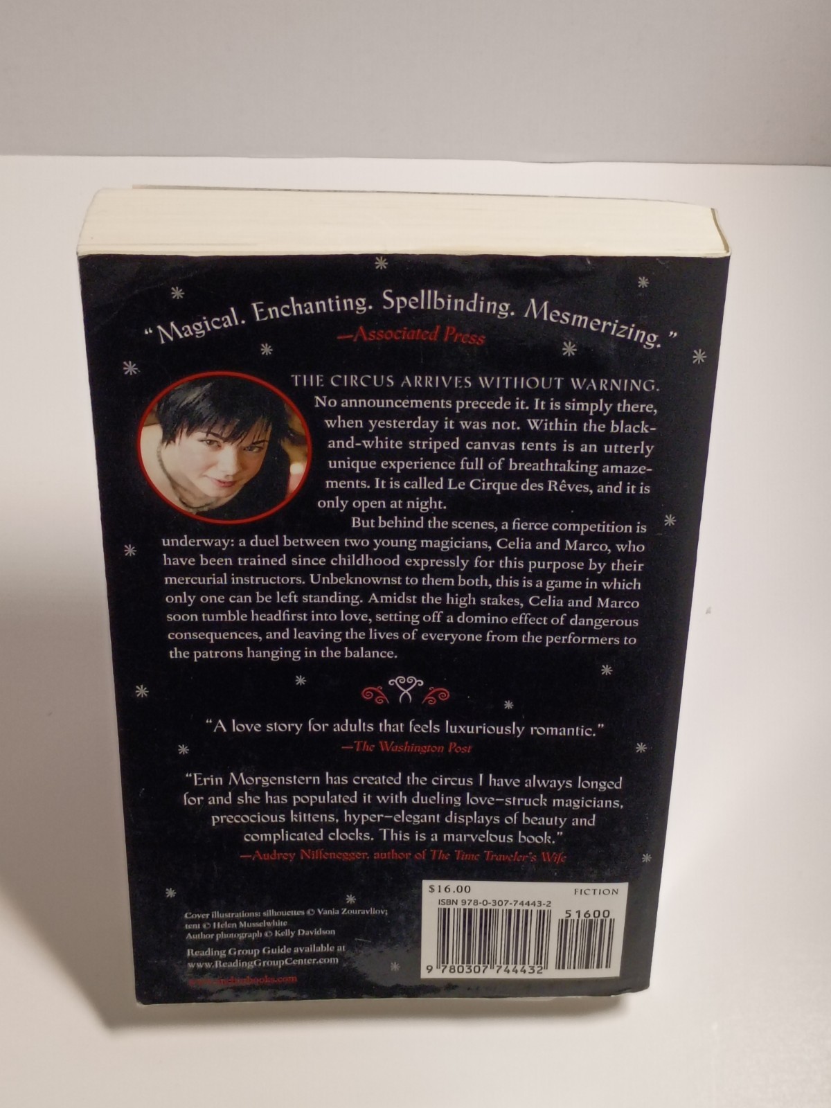 Night Circus : A Novel by Erin Morgenstern – 2012 Anchor Books PB