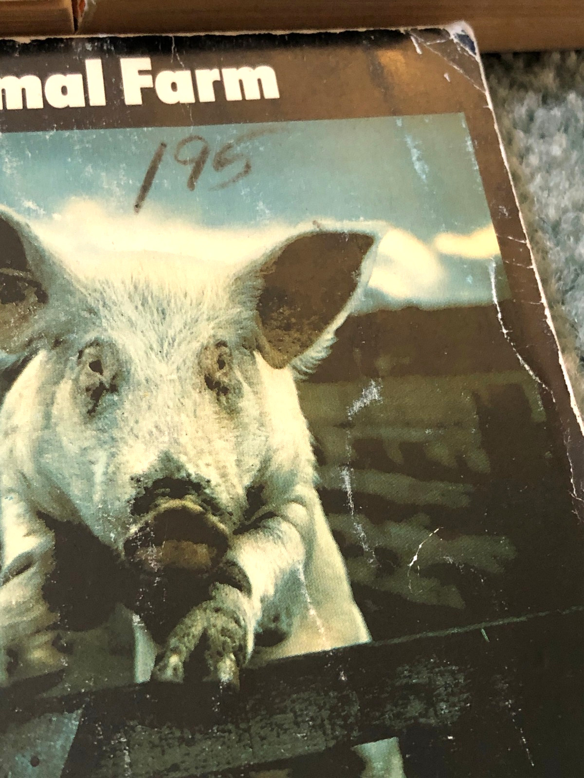 George Orwell books, lot of 3 Penguin UK editions, Animal Farm, Inside the Whale