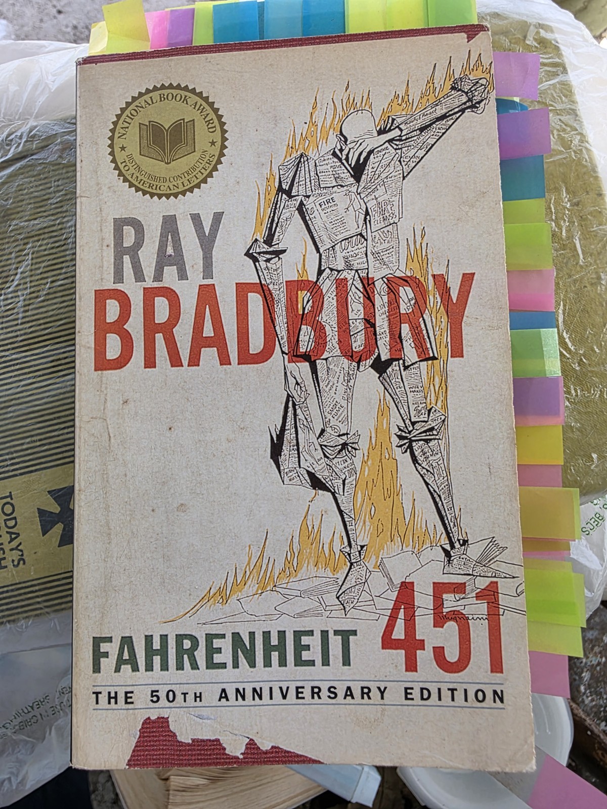 Ray Bradbury Fahrenheit 451 Mass Market Paperback 1987 Random House