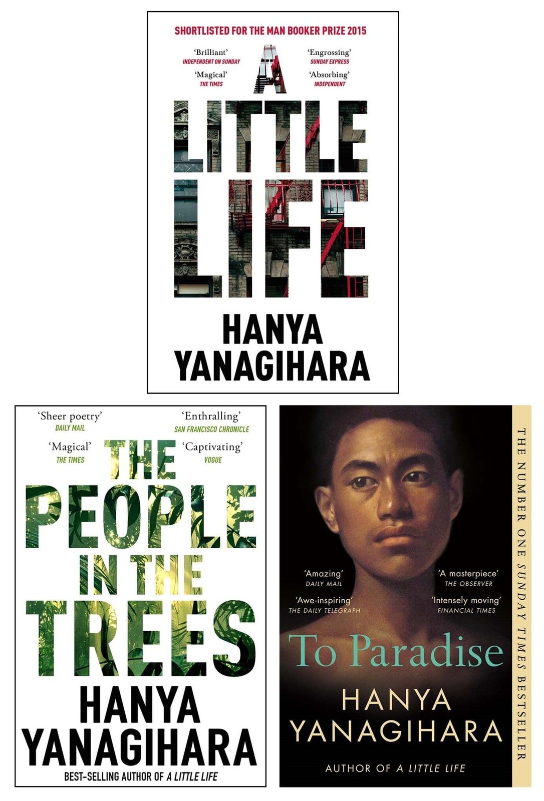 A Little Life by Hanya Yanagihara 3 Books Collection Set – Fiction – Paperback